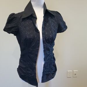 Elegant Black Women's Top